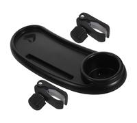 GETAJGHSD Universal Fit Stroller Snack Tray with Removable Mount, Plastic Widened Functional Tray Featuring Steady Support and Easy Cleaning, Suitable for Everyday Use and Stroller Travel
