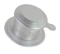 GETAJGHSD Vietnamese Coffee Filter Dripper Portable Coffee Dripper with Patterned Design for Travel and Outdoor Use