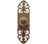 GETAJGHSD Vintage Chinese Style Cabinet Handle 3.5X13Cm Antique Bronze Wardrobe Drawer Pull Traditional Solid Brass Cupboard Door Handle for Furniture