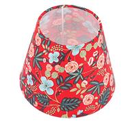 GETAJGHSD Vintage Table Lamp Shade Small Drum Cloth Lampshade for Socket Creative Pattern Design for Bedroom Hotel and Study Protects Bulb from Dust