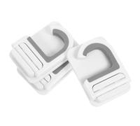 GETAJGHSD Wall Mounted Mop Hooks 3Pcs Punch-Free Broom Holder Clips for Bathroom and Kitchen Storage Traceless Design