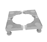 GETAJGHSD Washing Machine Floor Trays Laundry Organisation Stand Secure Braking and Modern Grey Design