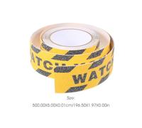GETAJGHSD Watch Your Step Adhesive Warning Tape 1 Roll Yellow Non-slip Pvc Tape for Wet Slippery Floors and Areas with High Foot Traffic to Prevent Slip and Fall Accidents