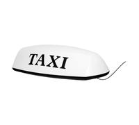GETAJGHSD Waterproof LED Taxi Roof Light with Suction Cup Mount and Dome Lamp for International Taxi Advertising and Outdoor Use White Car Top Sign