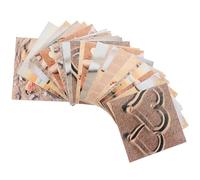 GETAJGHSD Waterproof Self Adhesive Wall Tile Stickers 24Pcs Vintage Style PVC Peel and Stick Removable Decorative Decals for Kitchen and Living Room