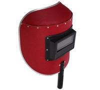 GETAJGHSD Welding Hood Shield Handheld Red Vulcanized Fibre Paper with Handle Suitable for Welder Safety and Grinding