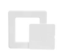 GETAJGHSD White Abs Inspection Access Panel Cover for Wall and Ceiling, 9.8x9.8 Inch with Matte Finish and Flush Mount, Suitable for PVC Pipe Spaces and Aluminum Ceiling Panels,