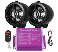 GETAJGHSD Wireless Motorcycle Speaker System Pp with Easy Installation, 2.5-inch and Aluminum Alloy Motorcycle Audio System for Sound the Road, for Motorbike Riders
