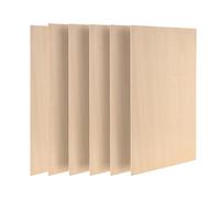 GETAJGHSD Wood Chips with Deform Resistance Khaki Rectangle Lightweight 6pcs Synthetic Material for Wood Crafts and Create Labels Projects