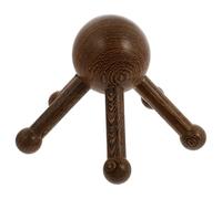 GETAJGHSD Wooden Claw Head Massager Beige Smooth Scalp and Body Massaging Tool with Rounded Polished Edges for Hair Care and Use