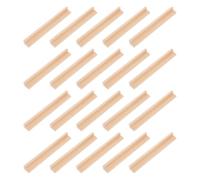 GETAJGHSD Wooden Domino Tray Holders 20Pcs Dual-Purpose Letter Display and Game Organizer for Playing Card Holder Trays