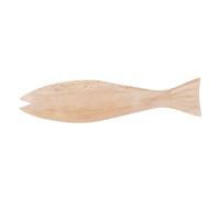 GETAJGHSD Wooden Fish Wall Decor Unfinished Wood Fish Slice for DIY Craft with Mediterranean Style and Handmade Adaptive Features, for Home Decor and Rooms, Khaki Colour
