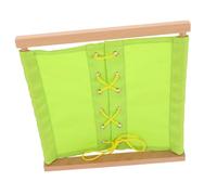 GETAJGHSD Wooden Lacing for Portable Educational Tool to Learn How to Tie Shoes Chic Design for Home Decor for Early Childhood Learning Activities
