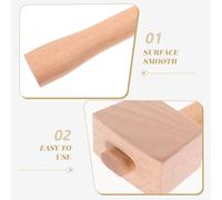 GETAJGHSD Wooden Mallet Beechwood Carpenter Hammer 9.5 Inch Solid Wood Hand Tool for Woodworking, Wood Carving, and Camping Use