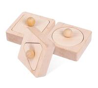 GETAJGHSD Wooden Shape Matching Toy Set for Toddlers Geometrical Sorting Blocks Educational Early Learning Toys for Cognitive Development and Playtime