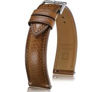 Getalia Italian leather Watch Band Tuscany Natural Vegetable-Tanned Full Grain Genuine Leather,18mm 19mm 20mm 21mm 22mm 24mm Quick Release Replacement Watch Straps for Men and Women Thick and Soft