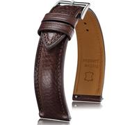 Getalia Italian leather Watch Band Tuscany Natural Vegetable-Tanned Full Grain Genuine Leather, Skin-Safe, Quick Release Replacement Watch Straps for Men and Women Thick Soft (Coffee：Width-21mm)