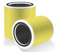 getalong Core 400S Pet Care Replacement Filter for LEVOIT Core 400S Smart WiFi Air Purifier, 3-in-1 H13 True HEPA Replacement Filter, Part # Core 400S-RF-PA (LRF-C401-YUS), Yellow, 2 Pack, Yellow