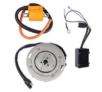 Getanye Ignition Coil Flywheel Rotor Stator CDI Kit Replacement for Kawasaki KX125 KX250 KX420 Honda CR125 CR125R 32900-20420