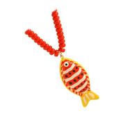 Getaway Statement Necklace Colorful Beaded Beach Charm Neck Chain, Collarbone Length Accent for Relaxed Daily Wear Coastal Necklace Beach Inspired Jewelry Collarbone Chain Colorful Charm Piece Casual