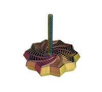 GETBSTOOP 3D Printed Expanded Sensory Fidget Star, Expandable Fractal Fidget Star with Handle, Stress Focus Enhancement Tool, Spiral Honeycomb Hexagon Design, Stress Relief Sensory Toy for Adults