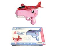GETBSTOOP Cute Dinosaur Airplane Laun-cher Toy, Foam Glider Airplanes Launching Toys, Foam Outdoor Flying Cata-pult Toy, Long Flight Distance Airplane Toys for Boys Age 3-12 Years Old Birthday Gifts