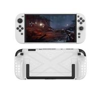 GETBSTOOP Dockable Case for N intendo Switch 2 2025, Tpu Grip Protective Cover for Switch, Accessories Compatible with Switch 2 and Quick-Release Joy-Con Design White