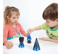 GETBSTOOP Impossible Cone, Spiral Cone Fidget Toy, 3D Printed Pass Through Fidgets Toy, Relief Desk Toy Pass Through Pyramid Fidget Toy for Baby And Adults for Stress