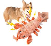 GETBSTOOP Interactive Dog Lobster Toy for Puppy, Dog Cat Toys Indestructible, Jumping Moving Dog Toys for Medium Dogs, Calming Pet Toys Sturdy Puppy Chew Toys for Teething