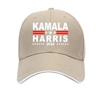 GETBSTOOP Kamla Harris Hat Kamala Harris 2024 for President Campaign Hats for Womens Baseball Caps Stylish Washed Dad Hats Adjustable Khaki