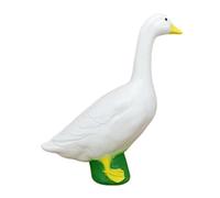 GETBSTOOP Large White Goose, Plastic Garden Décor, Lawn Goose Statue for Garden Goose Retro Pet Cosplay Party Patio Yard, 7.02” High