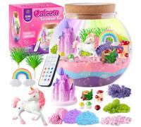 GETBSTOOP Light-Up Unicorn Terrarium Gifts for Girls, Diy Unicorn Night Light with Remote Control and Colored Lights, Arts and Crafts for Kidsage 4 5 6 7 8 9-12 Years Old Girl Gift