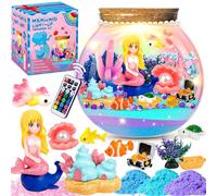 GETBSTOOP Light-Up Unicorn Terrarium Gifts for Girls, Diy Unicorn Night Light with Remote Control and Colored Lights, Arts and Crafts for Kidsage 4 5 6 7 8 9-12 Years Old Girl Gift