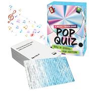 GETBSTOOP Lyrics Pop Quiz 90s & 2000s Edition Music Trivia Game, Friends Throwback Lyrics Games, Pop Quiz Card Game, 150 Cards Memory Correct Games for Friends, Family