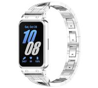 GETBSTOOP Metal Protective Screen Sport Replacement Watch Strap for (Sam-sung) Galaxy Fit 3 SM-R390 Band Case+Band Strap Bracelet Watch Bands Watch Straps for (Sam-sung) Galaxy Fit 3 SM-R390
