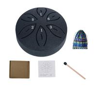GETBSTOOP Rain Drum 3 Inches 6 Notes Rain Drum Instrument Mini Handpan Drum Percussion Musical Instruments for Yoga Meditation Unique Gift