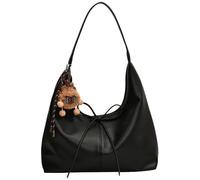 GETBSTOOP Shoulder Bag for Women Solid Color Hobo Bag PU Leather Crescent Bag Underarm Bag Mini Purse for Commuting Travel