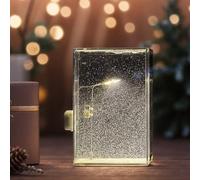 GETBSTOOP Snowy Night Street Lamp DIY Materials Street Flowing Lamp, Street Lamp Snow Globe, Snowflake Lamp DIY Material Pack, Christmas Decorations Indoor Christmas Lights