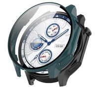 GETBSTOOP Watch Bands Watch Straps Screen Protector Case for OPPO Watch X/(ONE-PLUS) Watch 2 Accessories Film Hard PC Case with Tempered Glass Screen Protector Hard PC Bumper Full Cover Case