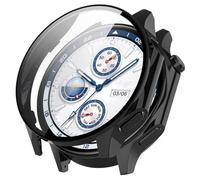 GETBSTOOP Watch Bands Watch Straps Screen Protector Case for OPPO Watch X/(ONE-PLUS) Watch 2 Accessories Film Hard PC Case with Tempered Glass Screen Protector Hard PC Bumper Full Cover Case