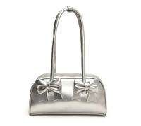 GETBSTOOP Women Boston Tote Bag Bowknot Pu Leather Crossbody Bag Trendy Hobo Bag Shoulder Bag Handbag Solid Color Shopping Bag Commuter Bag