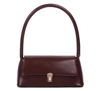 GETBSTOOP Women Shoulder Bag Trendy Retro Tote Bag Portable Casual PU Leather Solid Color Simple Handle Designer Handbags