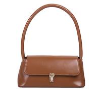 GETBSTOOP Women Shoulder Bag Trendy Retro Tote Bag Portable Casual PU Leather Solid Color Simple Handle Shoulder Bag Handbags