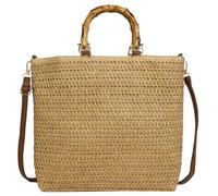GETBSTOOP Women Straw Woven Handwoven Hobo Bag Large Capacity Stylish Crossbody Bag with Bamboo Handle Drawstring for Party Vacation