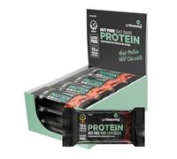 Getbuzzing High Protein Nut Free Flapjack - Mint Chocolate 55g - Healthy Snack Bars - Gym, Running, Cycling - Pure Protein Made in The UK - Pack of 12 Bars