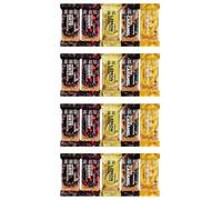 Getbuzzing Oat Nutrition Bars - 20 Pack Multipack - Lemon, Banana, Berry, Date and Seed, Salted Caramel - 20x62 gram bars
