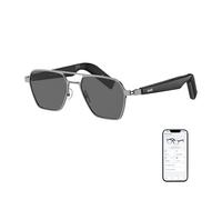 GetD AI Glasses, AI Real-time Translation with 147 Languages, Smart Nylon Polarized Sunglasses, Bluetooth Glasses for Men/Women with Speaker, Audio Glass for Traveling, Music