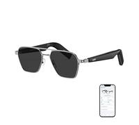 GetD AI Smart Bluetooth Glasses for Men and Women, Voice Controlled Open-Ear 3-in-1 Smart Glasses for Listening to Music and Calls with Built in Speakers, IPX4 Waterproof Bluetooth Audio Glasses