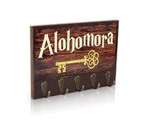 getDigital Alohomora Key Rack | Magical Home & Office Decor Key Holder with 5 Metal Hooks | Also Suitable as a Hanger for Clothes, Bags or Dog leashes