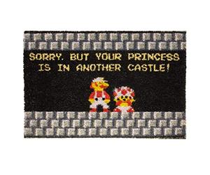 getDigital Your Princess is in Another Castle Funny Welcome Doormat for Gamers, Nerds and Geeks - 60 x 40 cm, 100% Natural Coco Coir Fibres